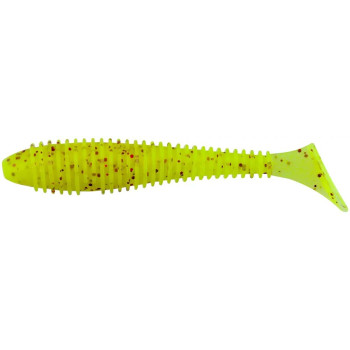 Силікон Keitech Fat Swing Impact 2,8", PAL01 Chartreuse Red Flake