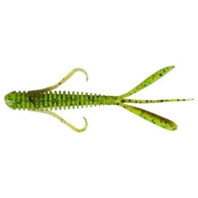 Силикон Keitech Hog Impact 3" 401 Green Pumpkin/Chartreuse