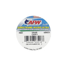 Поводковый материал AFW Surflon Micro Ultra 1х19, 26lb/12кг, 1000м, 19-жильный