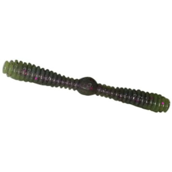 Силикон Megabass CATS KILL WORM (P) 2.5" AVOCADO PURPLE CORE