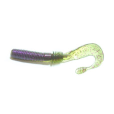 Силикон Megabass COUNTER GRUB (P) 3" AVOCADO PURPLE CORE