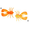 Силикон Megabass FUWABUG 1.8" ORANGE BACK CHART