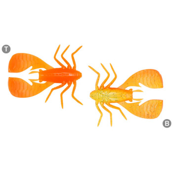 Силікон Megabass FUWABUG 1.8" ORANGE BACK CHART