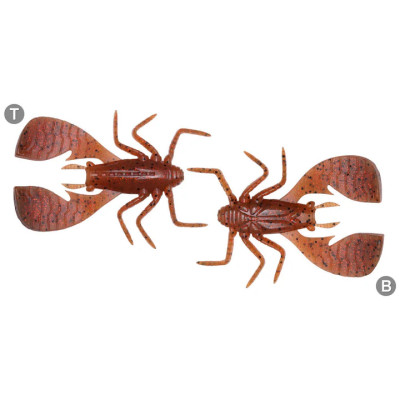 Силікон Megabass FUWABUG 3.8" EBIMISO RED FLAKE