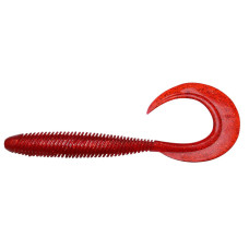 Силикон Megabass KEMURI CURLY 2.5" CLEAR RED