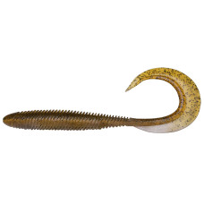Силикон Megabass KEMURI CURLY 2.5" GREEN PUMPKIN SHAD