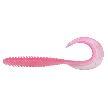 Силікон Megabass KEMURI CURLY 3.5" ZABUTON PINK