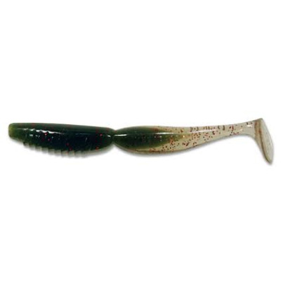 Силікон Megabass Spindle Worm 4" OLIVE RED FLAKE