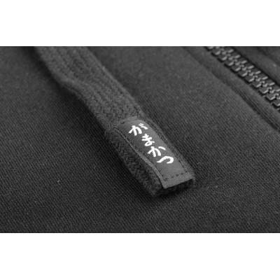 Реглан Gamakatsu черная ALL BLACK HOODIE M