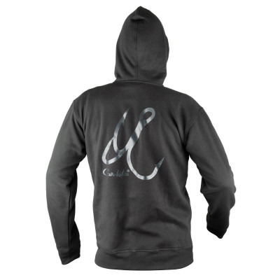 Реглан Gamakatsu черная ALL BLACK HOODIE M