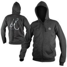 Реглан Gamakatsu черная ALL BLACK HOODIE XXL