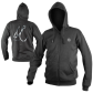 Реглан Gamakatsu черная ALL BLACK HOODIE XXL