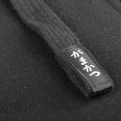 Реглан Gamakatsu черная TREBLE HOOK HOODIE LG M