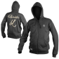 Реглан Gamakatsu черная TREBLE HOOK HOODIE LG XXXL