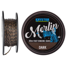 Повідцевий матеріал Kryston Merlin Fast Sinking Braid 20м 15.8кг Dark Silt 