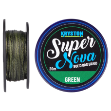 Поводковый материал Kryston Super Nova Solid Bag Supple Braid 20м 6.8кг Weed Green