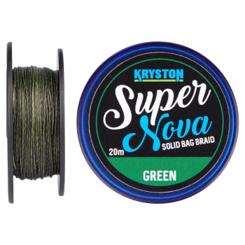 Повідцевий матеріал Kryston Super Nova Solid Bag Supple Braid 20м 15.8кг Weed Green