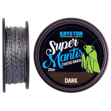 Поводковый материал Kryston Super Mantis Coated Braid 20м 15.8кг Dark Silt