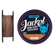 Повідцевий матеріал Kryston Jackal Semi-Stiff Coated Braid 20м 13.6кг Gravel Brown