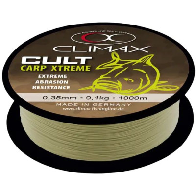 Леска Climax Cult Carp Extreme 1000м 0.40мм Mattolive Леска Climax Cult Carp Extreme 1000м 0.40мм Mattolive