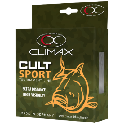 Леска Climax Cult Carp Sport 1000м 0.20мм Grey