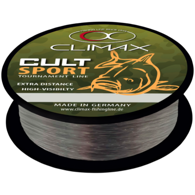 Леска Climax Cult Carp Sport 1000м 0.20мм Grey