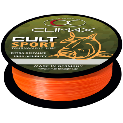 Волосінь Climax Cult Carp Sport 1000м 0.20мм Orange