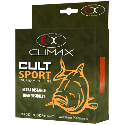 Леска Climax Cult Carp Sport 1000м 0.25мм Orange