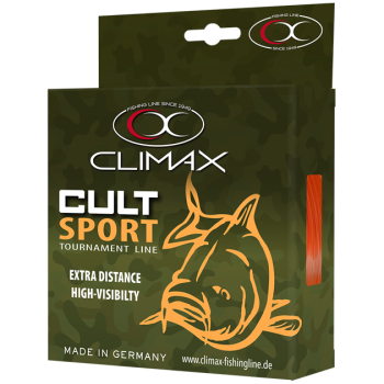 Волосінь Climax Cult Carp Sport 1000м 0.30мм Orange