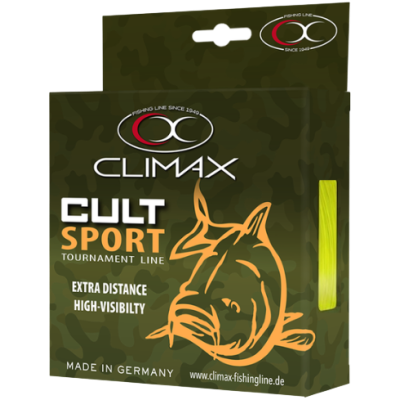 Леска Climax Cult Carp Sport 1000м 0.22мм Yellow