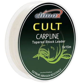 Шок-лидер Climax Cult Tapered Shock Leader 5x15м 0.26-0.58мм