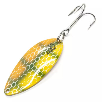 Блесна Dardevle Devle Dog King 65mm 21g #Orange/Green Perch Scale (5539)