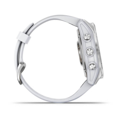 Смарт-часы Garmin Fenix 7S, Silver & Whitestone