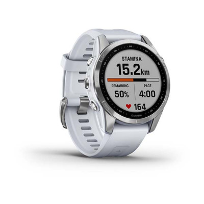 Смарт-часы Garmin Fenix 7S, Silver & Whitestone