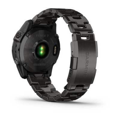 Смарт-часы Garmin Fenix 7, Sapphire Solar Edition, Carbon Grey DLC