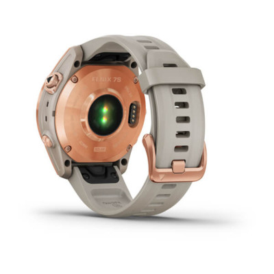 Смарт-часы Garmin Fenix 7S, Solar Edition, Rose Gold & Light Sand