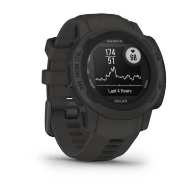 Смарт-годинник Garmin Instinct 2S, Solar Edition, Graphite