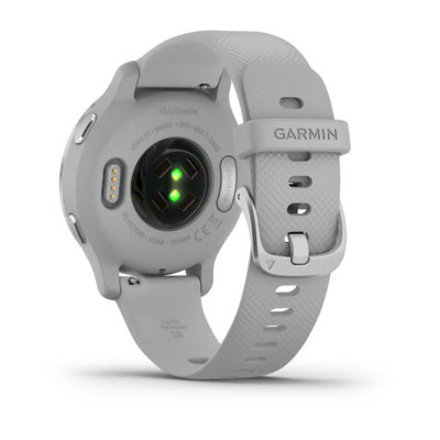 Смарт-годинник Garmin Venu 2S, Silver & Mist Gray