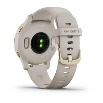 Смарт-годинник Garmin Venu 2S, Light Gold & Light Sand