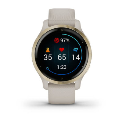 Смарт-годинник Garmin Venu 2S, Light Gold & Light Sand