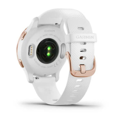 Смарт-годинник Garmin Venu 2S, Rose Gold & White