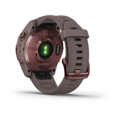 Смарт-годинник Garmin Fenix 7S, Sapphire Solar, Dark Bronze & Shale Gray