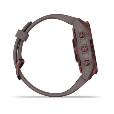 Смарт-годинник Garmin Fenix 7S, Sapphire Solar, Dark Bronze & Shale Gray