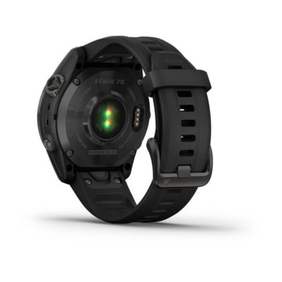 Смарт-годинник Garmin Fenix 7S, Sapphire Solar Edition, Carbon Gray DLC & Black