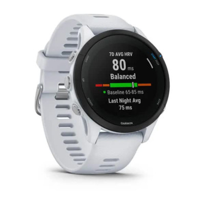 Смарт-годинник Garmin Forerunner 255 Music, Whitestone