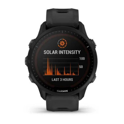 Смарт-годинник Garmin Forerunner 955, Solar Edition, Black
