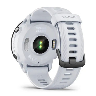 Смарт-годинник Garmin Forerunner 955, Solar Edition, Whitestone
