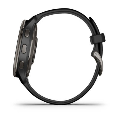 Смарт-годинник Garmin Venu 2 Plus, Slate Stainless Steel & Black