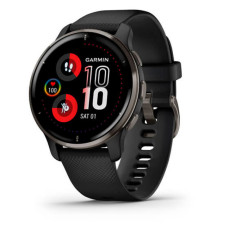 Смарт-годинник Garmin Venu 2 Plus, Slate Stainless Steel & Black
