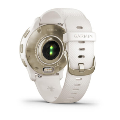 Смарт-годинник Garmin Venu 2 Plus, Ivory & Cream Gold
